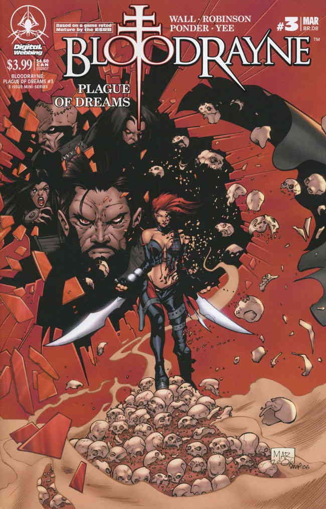Bloodrayne: Plague of Dreams #3B VF/NM; Digital Webbing | Last Issue - w/Bag+Boa
