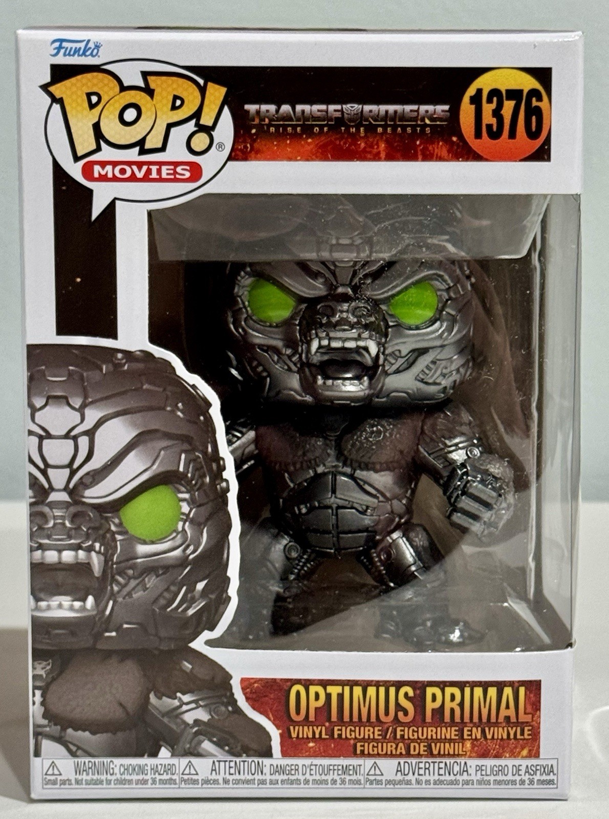Funko Pop Transformers: Rise of the Beasts - Optimus Primal #1376 W/Protector
