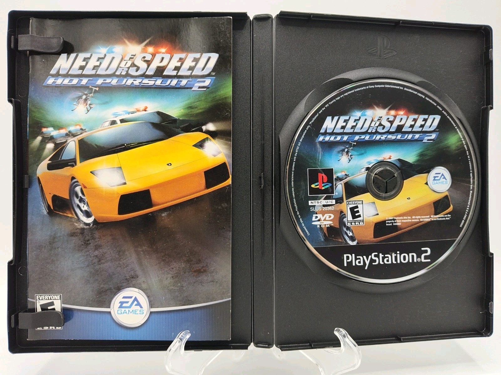 Need for Speed: Hot Pursuit 2 - (PS2, 2002) *CIB *VGC* Black Label* Tested