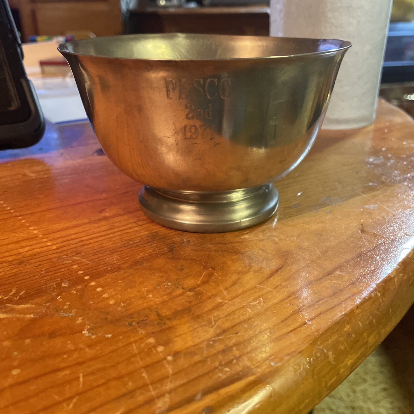 Vintage MCM Car Racing Trophy Super Rally DON HAGER SCCA SPRINTS