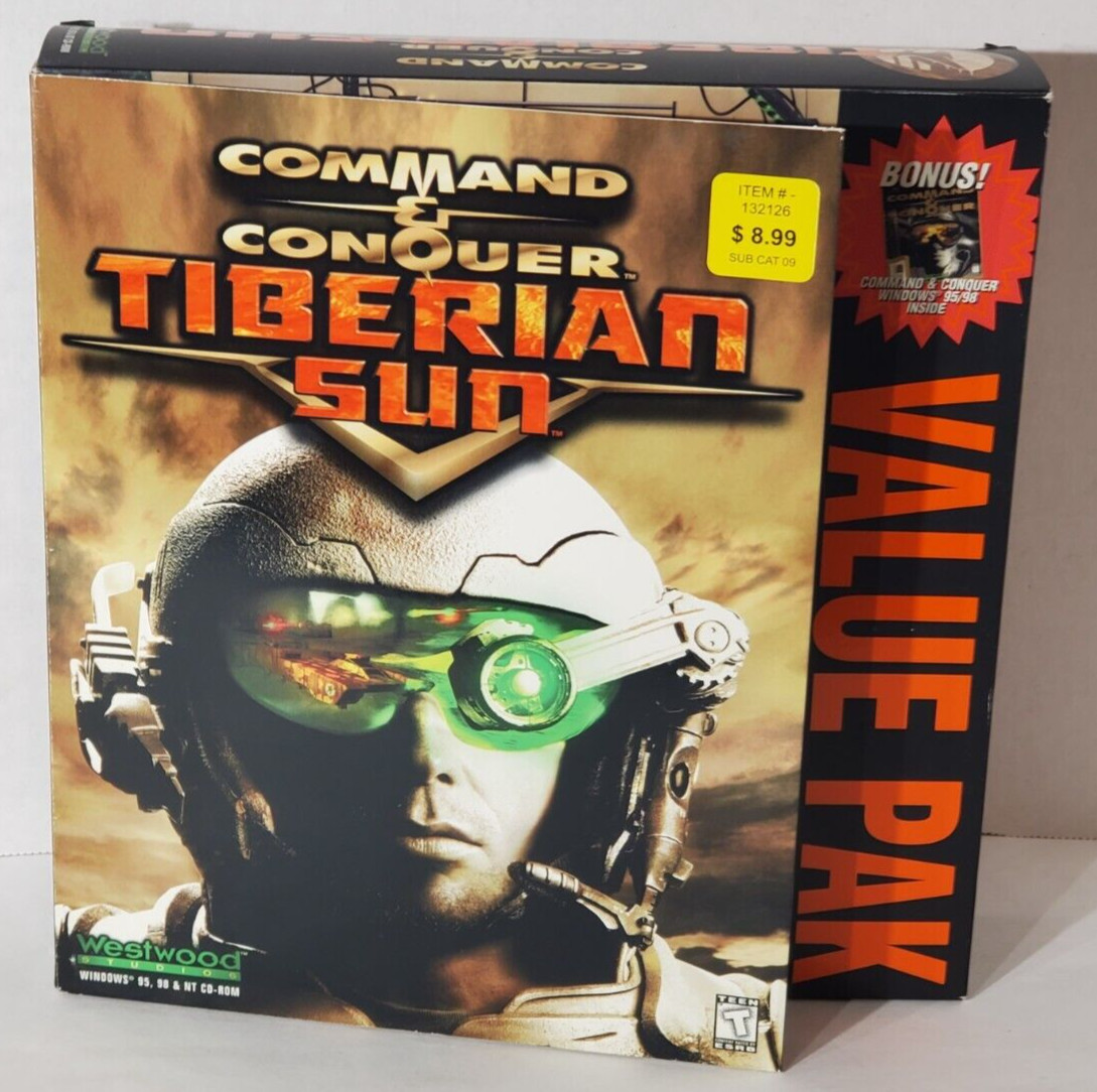 Command & Conquer: Tiberian Sun Big Box PC Game - Value PAK Release - SEALED NEW
