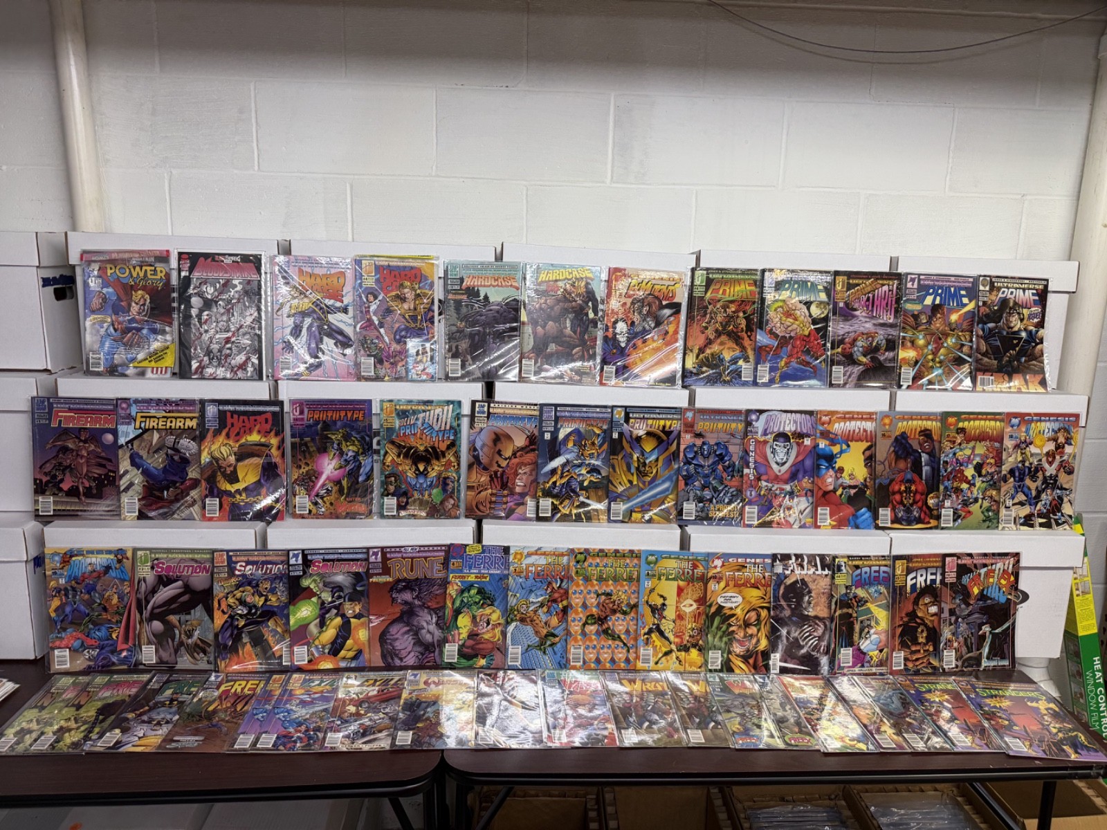 Malibu Ultraverse Lot 59 Comic books Power Glory 1 Bloodstrike Hard Case Firearm