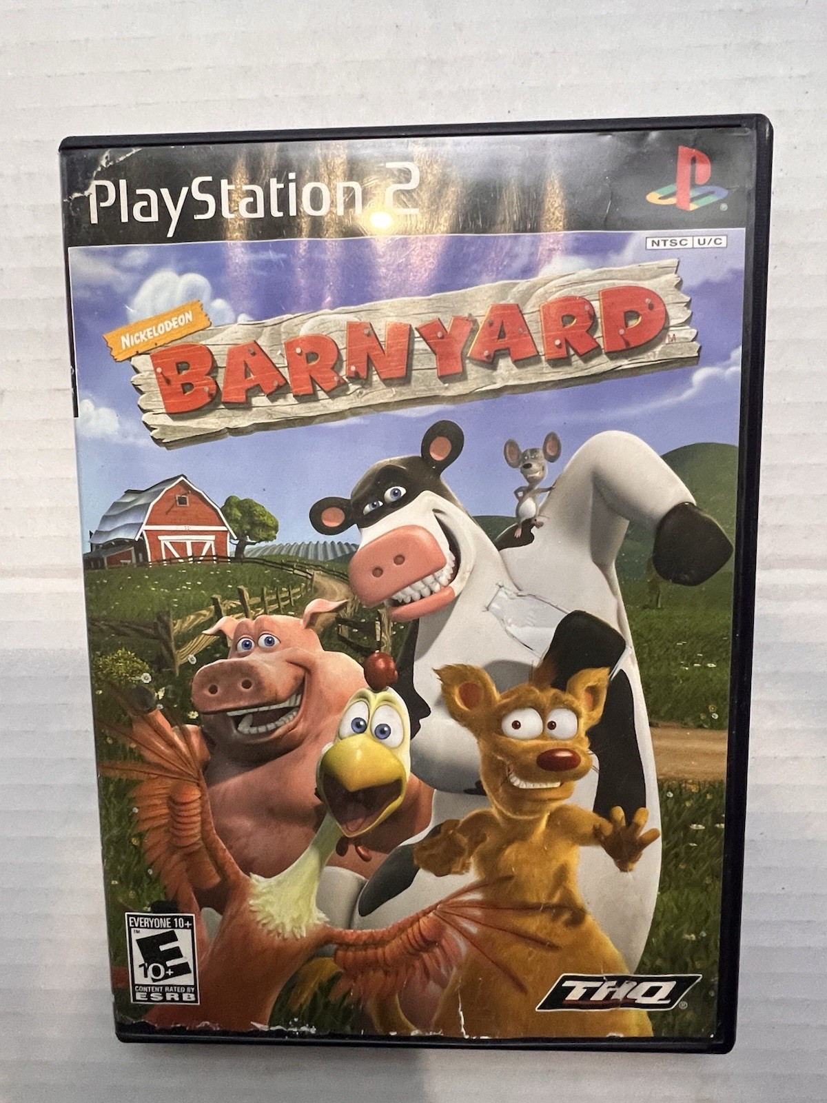 💿rare PlayStation 2 Nickelodeon Barnyard Tested And Working