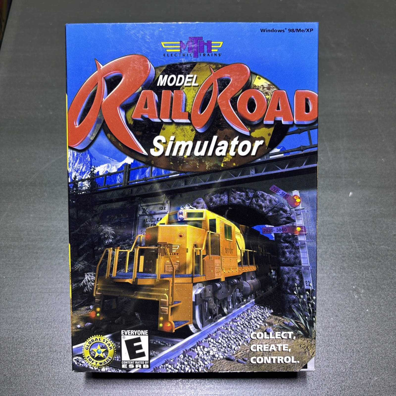 Model Rail Road Simulator PC Game For Windows 98/me/xp. New In Box Never Played.