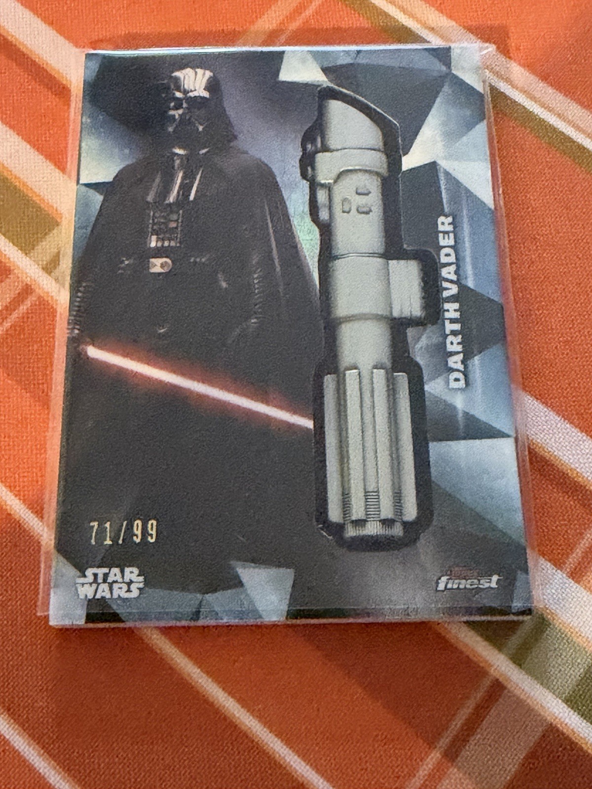 2018 Topps Finest Darth Vader Lightsaber Insert /99