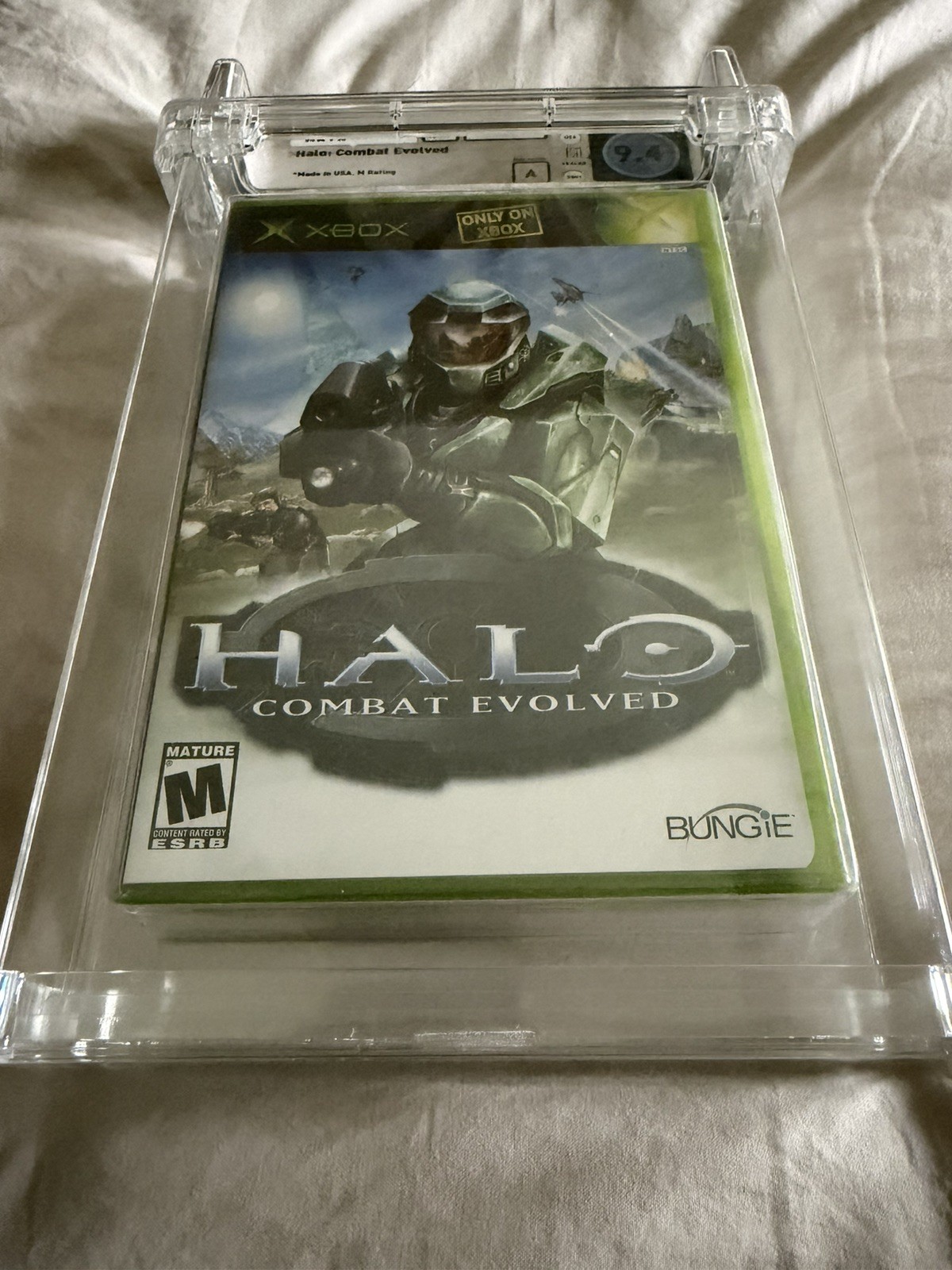 Halo Combat Evolved Launch Team First Print Xbox Sealed New WATA 9.4 A Graded