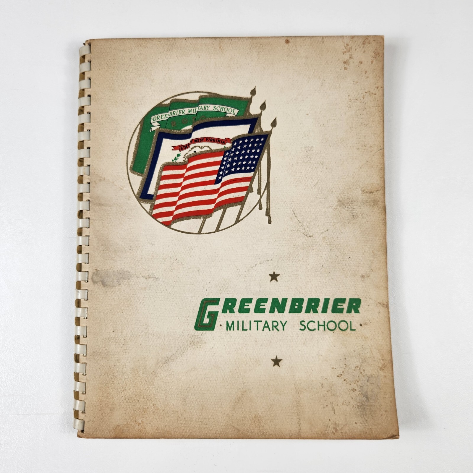 1944 1945 Greenbrier Military School Yearbook Catalogue Lewisburg West Virginia