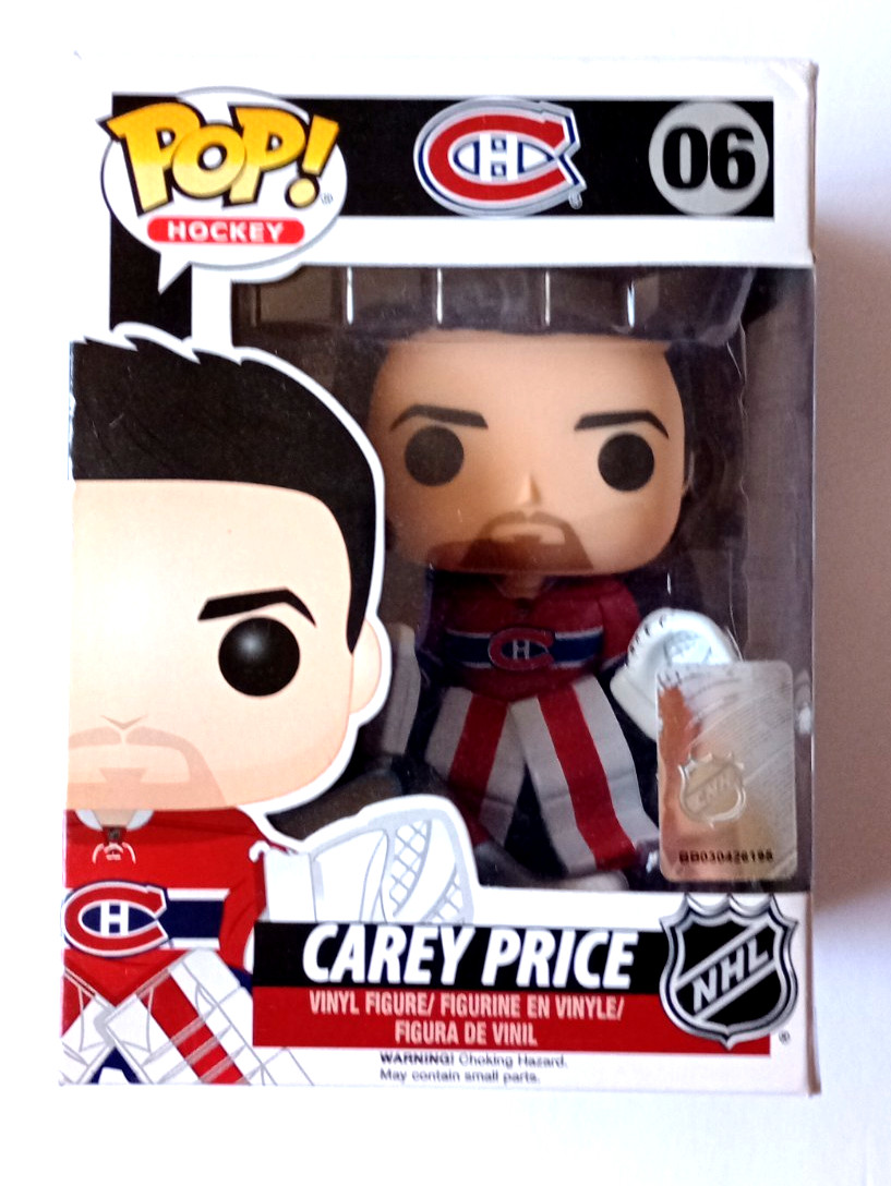 Funko Pop Hockey Carey Price #06 NHL Montreal Canadiens Vinyl Goalie Figure