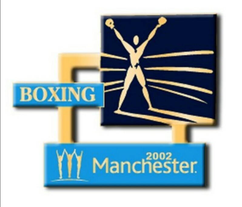 2002 Commonwealth Games Pin Badge - Boxing Pictogram