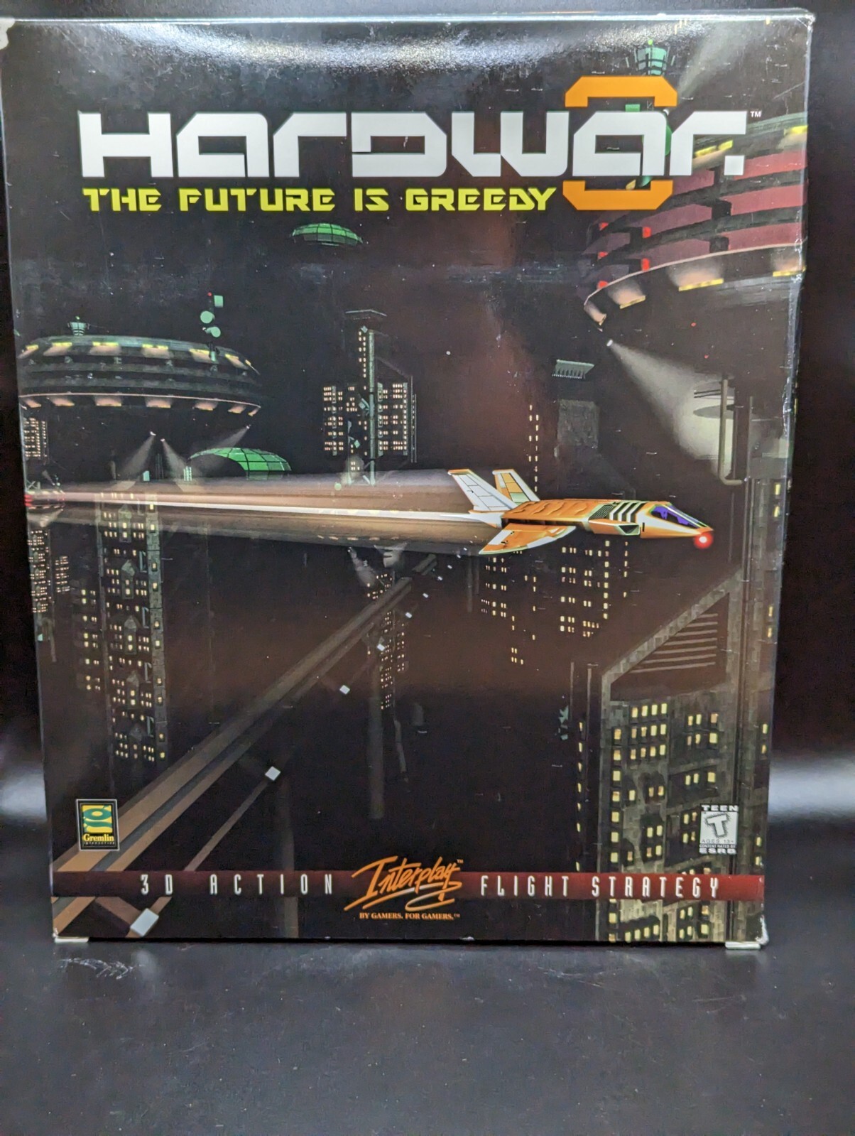 Hardwar The Future is Greedy (PC, 1998) CD-ROM Windows BIG BOX Rare