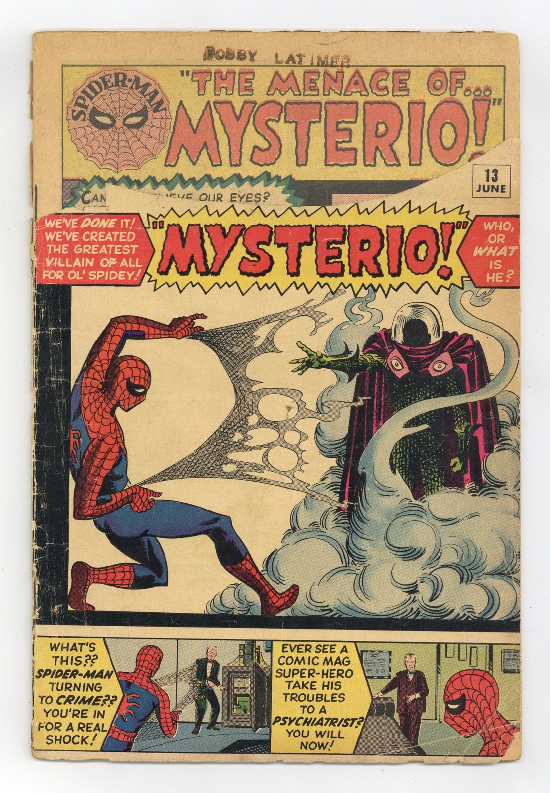 Amazing Spider-Man #13 PR 0.5 1964 1st app. Mysterio