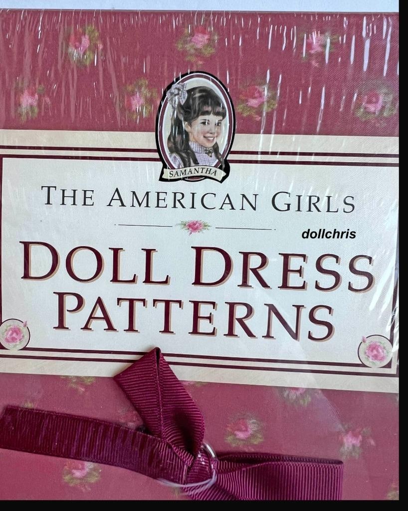 American Girl Authentic SAMANTHA Doll Dress Pattern Set Sealed Pleasant Company