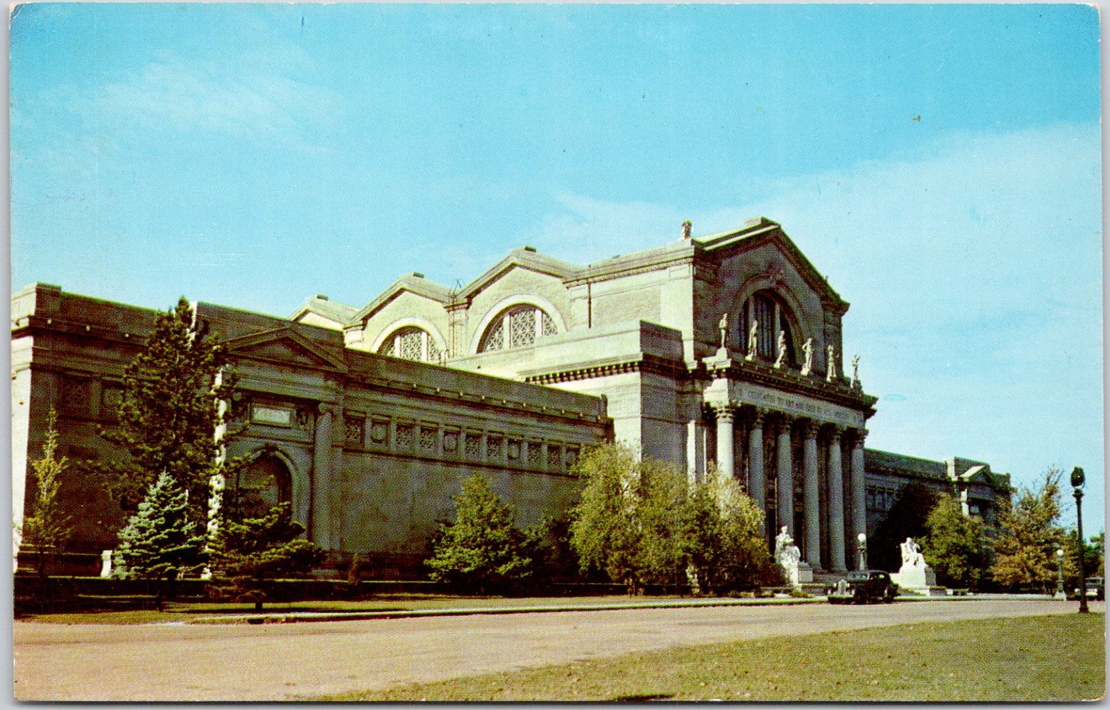 Vintage 1959 City Art Museum St. Louis MO Postcard Dexter Press Kodachrome