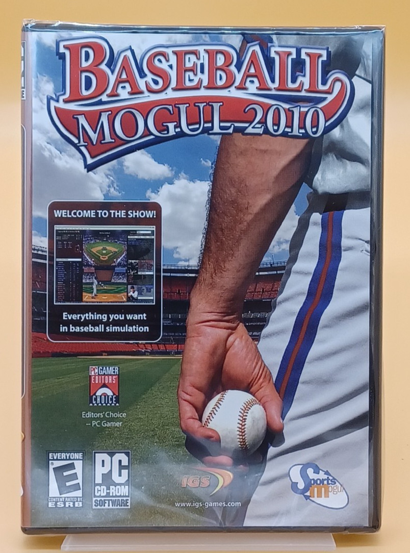 Baseball Mogul 2010 (2009, PC CD-ROM, IGS Games) (New & Sealed)