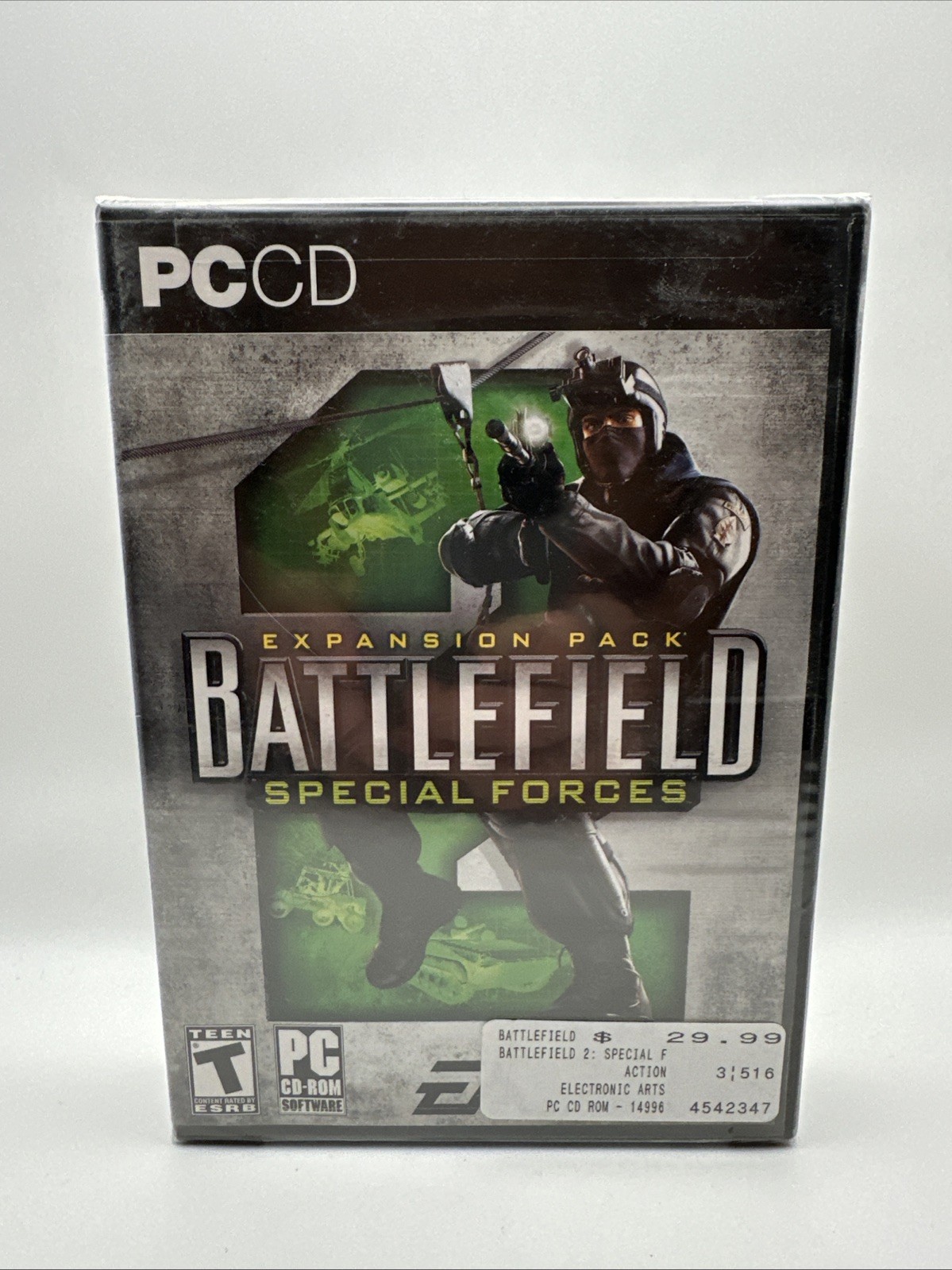 Battlefield 2 : Special Forces Expansion Pack (PC, 2005) NEW with Cut on Side