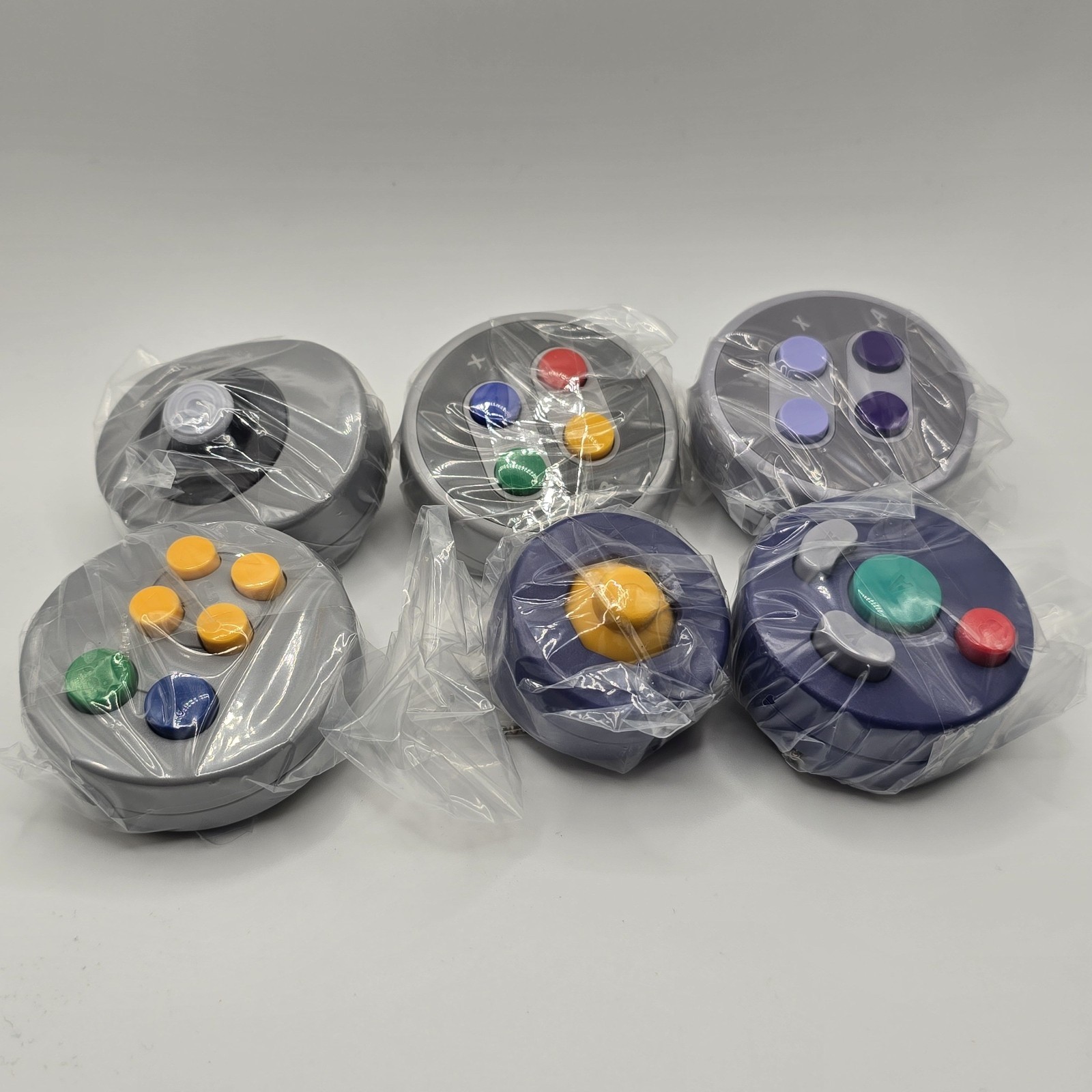 Bandai Nintendo Controller Button Collection 2 Complete Set of 6 SFC SNES N64 GC