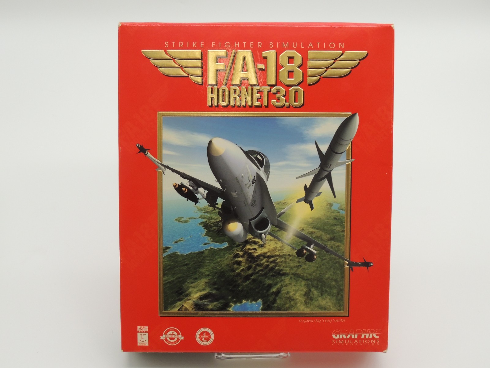 Vintage Strike Fighter Simulation PC Game F/A-18 Hornet 3.0 MacOS - Brand New
