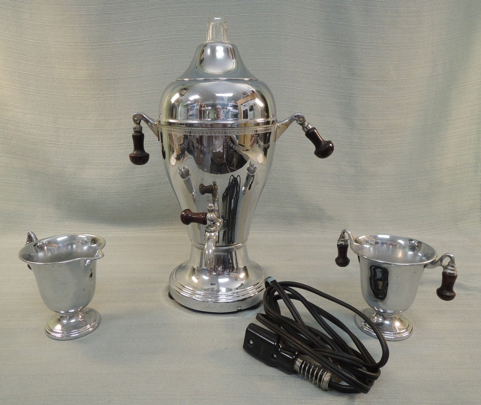 Vintage Farberware Coffee Service Set No. 100 Untested Chrome Plated