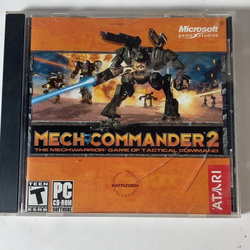 MechCommander 2 PC CD-ROM Jewel Case – Good Condition