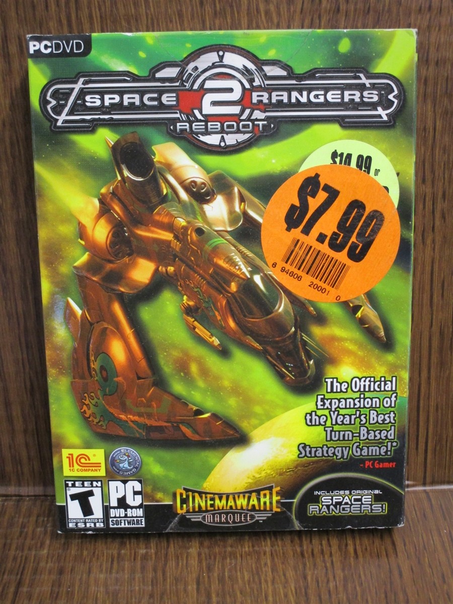 Video Game PC Space Rangers 2 Reboot Expansion 2009 NEW SEALED BOX