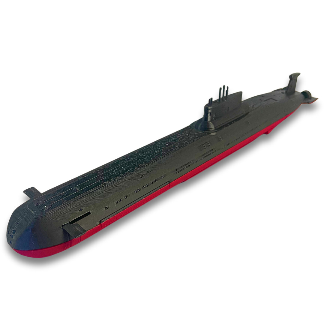 12” Tyhpoon Submarine Toy, Soviet Era Submarine Model, ColdWar submarine
