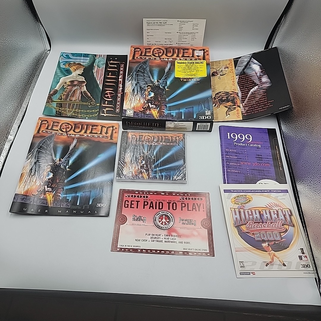 Requiem Avenging Angel PC CD-ROM 3DO Big Box PC Complete Sealed Disc
