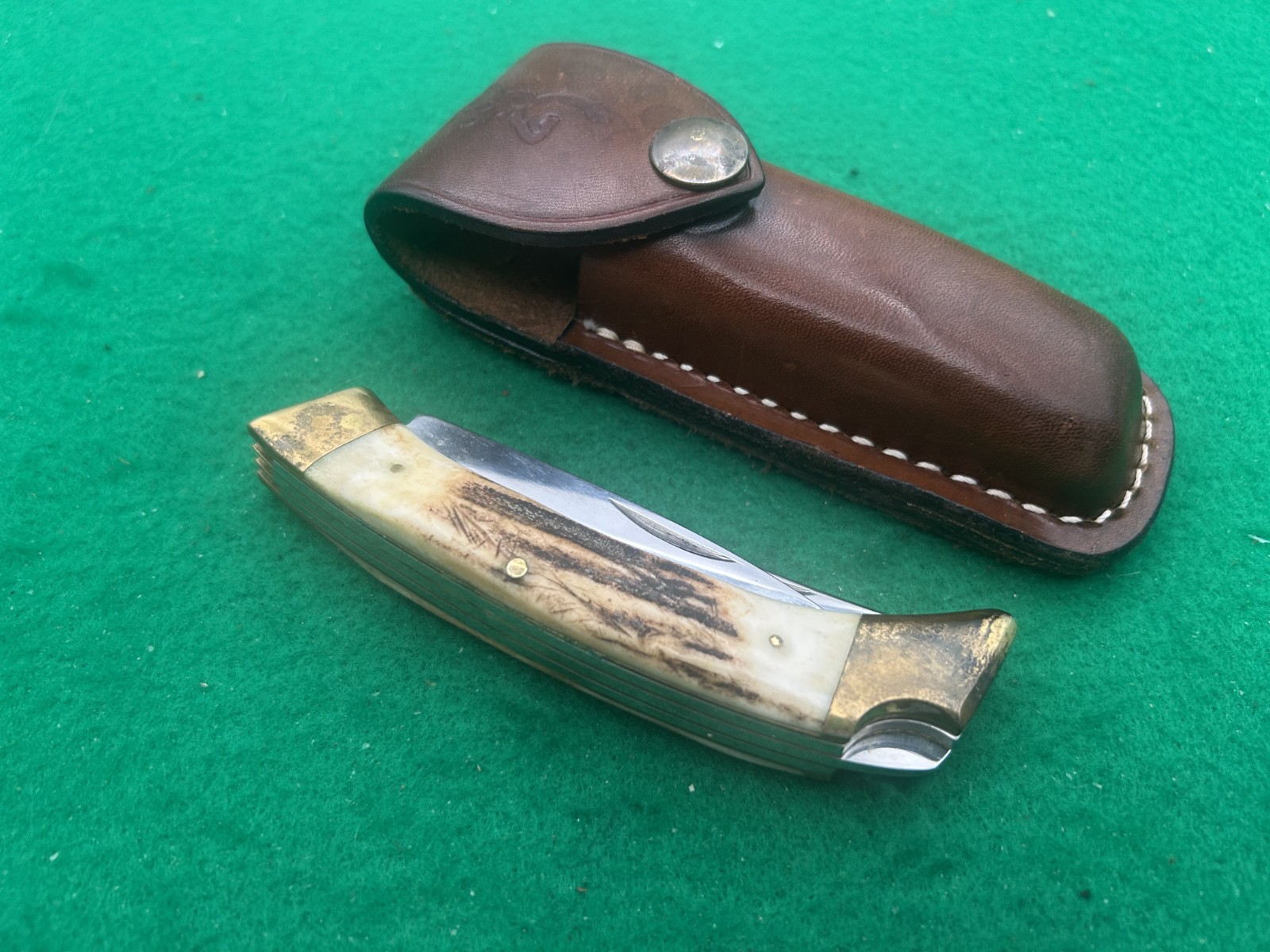 BROWNING Stag Big Game Model 504 Hunter Hunting Knife With Sheath NEW