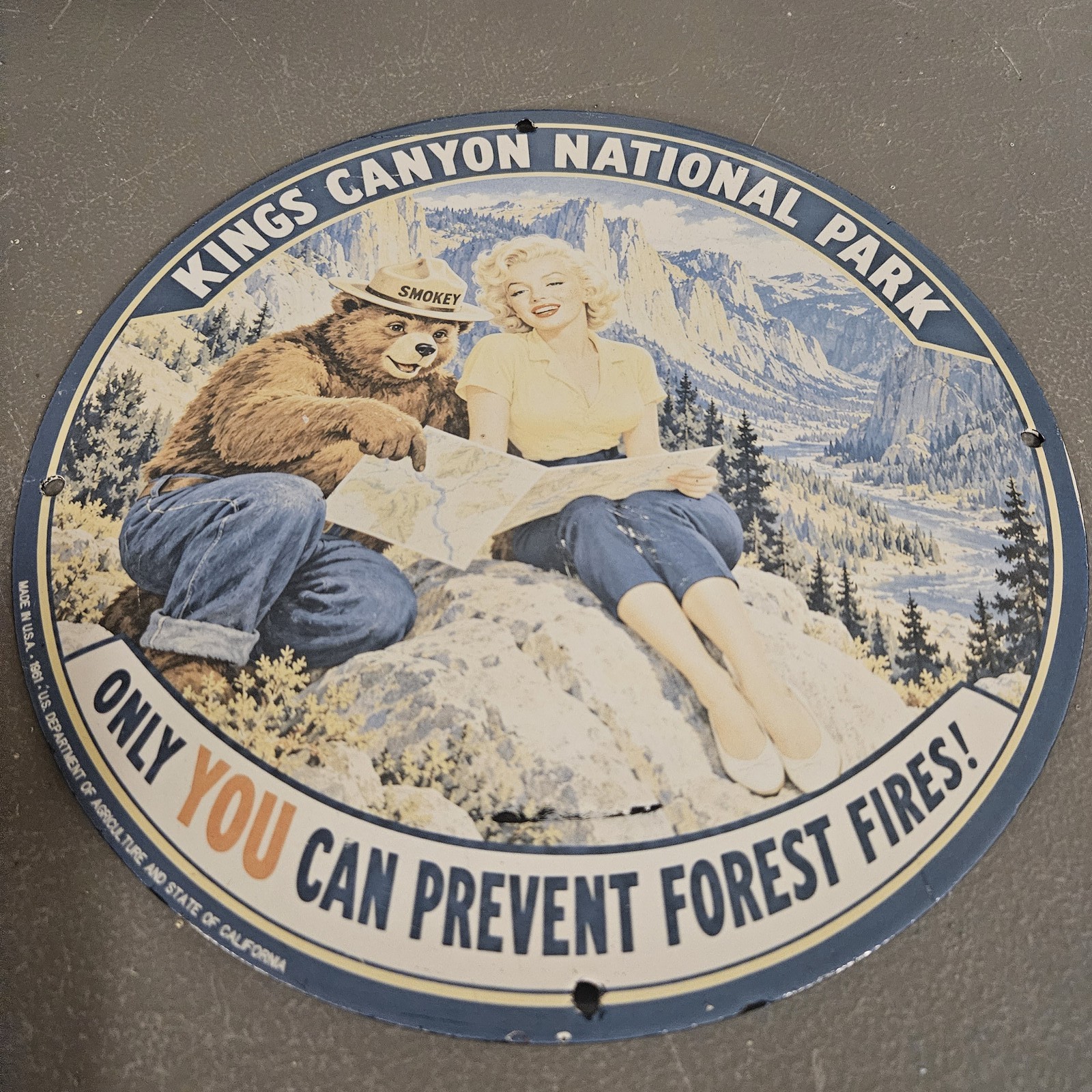 VINTAGE 1961 KINGS CANYON NATIONAL PARK 12
