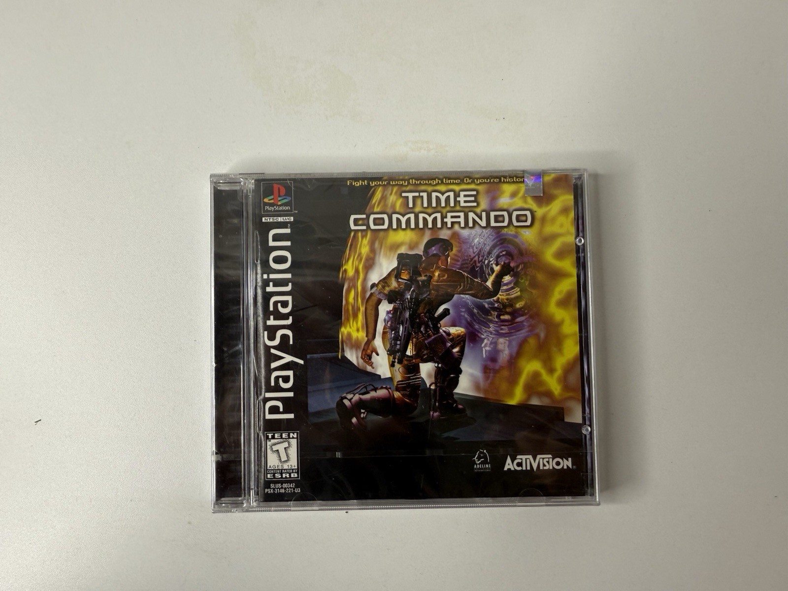 Time Commando (Sony PlayStation 1, 1996) **New Sealed 