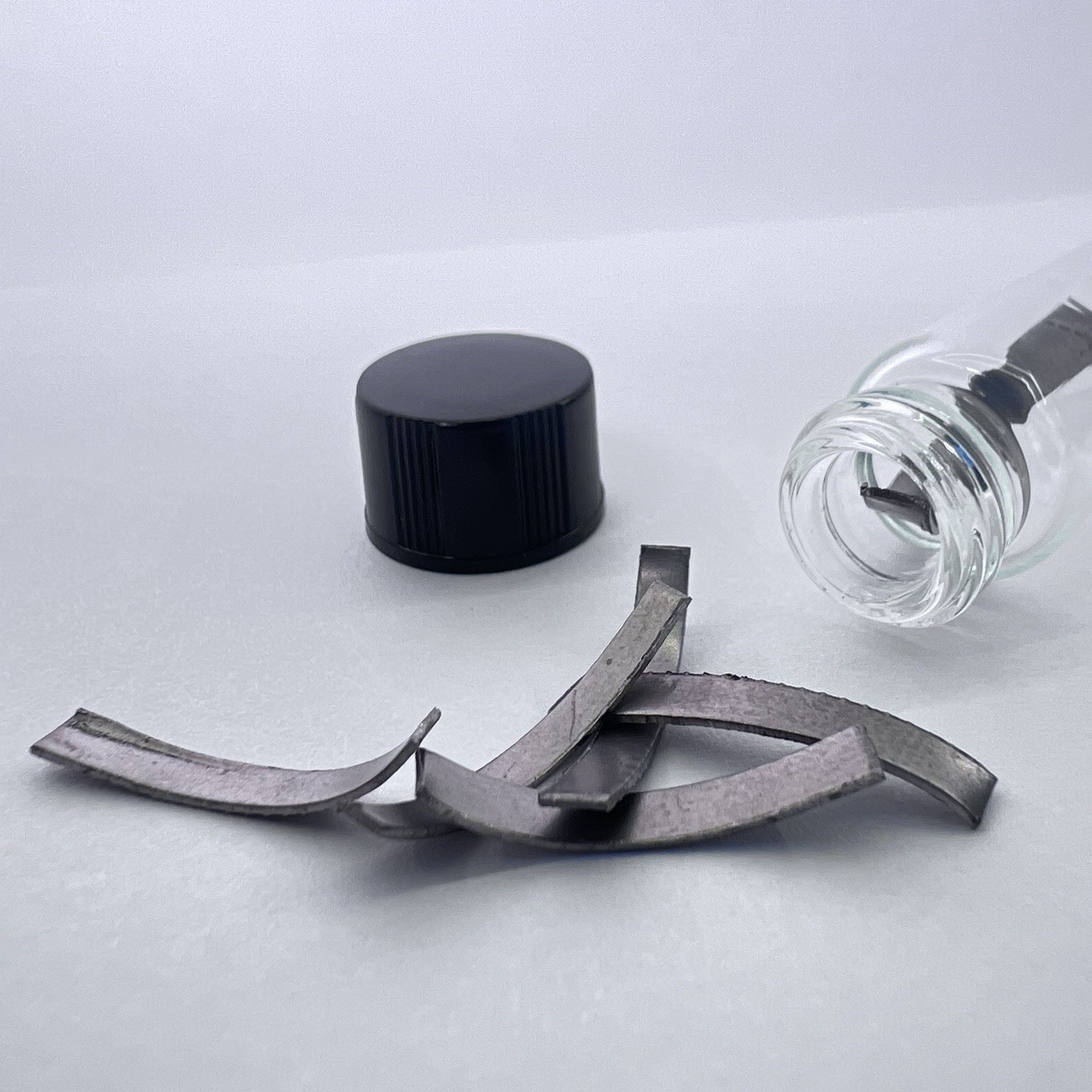 Titanium Metal Strips 2g in 1 Dram Vial – High Purity Ti Sample for Collectors