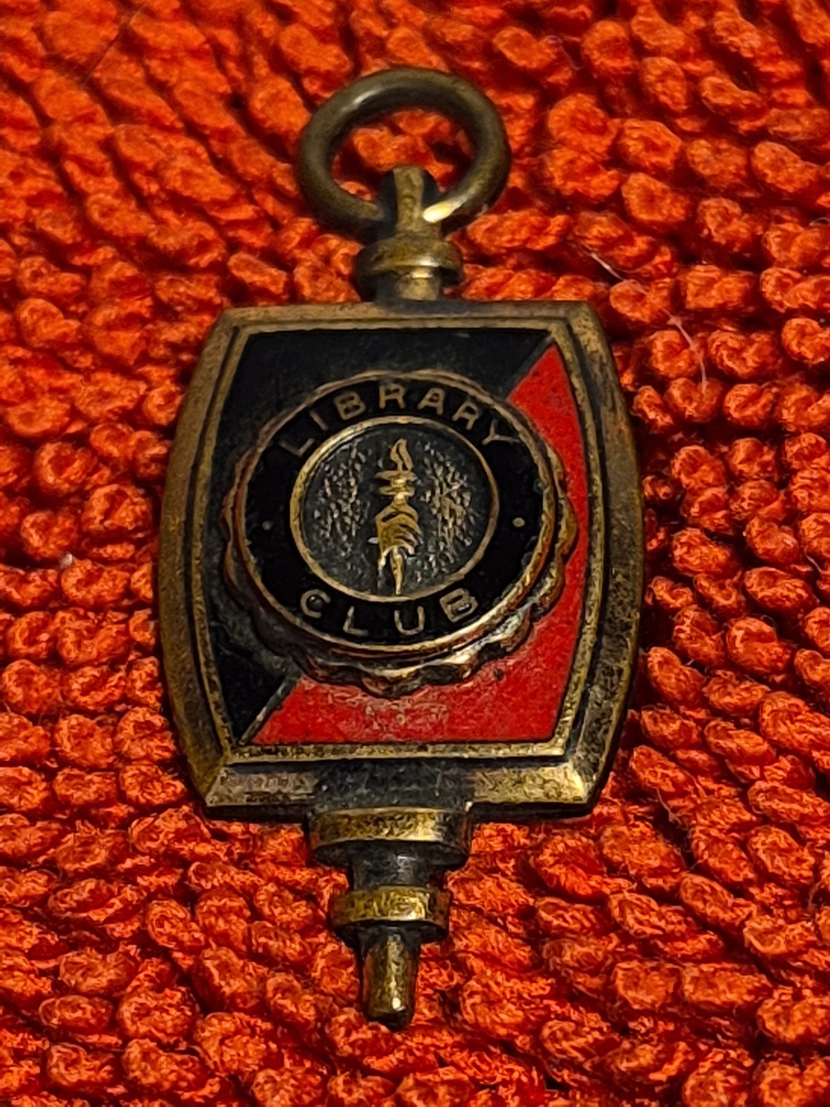 Vintage Library Club High School Pendant