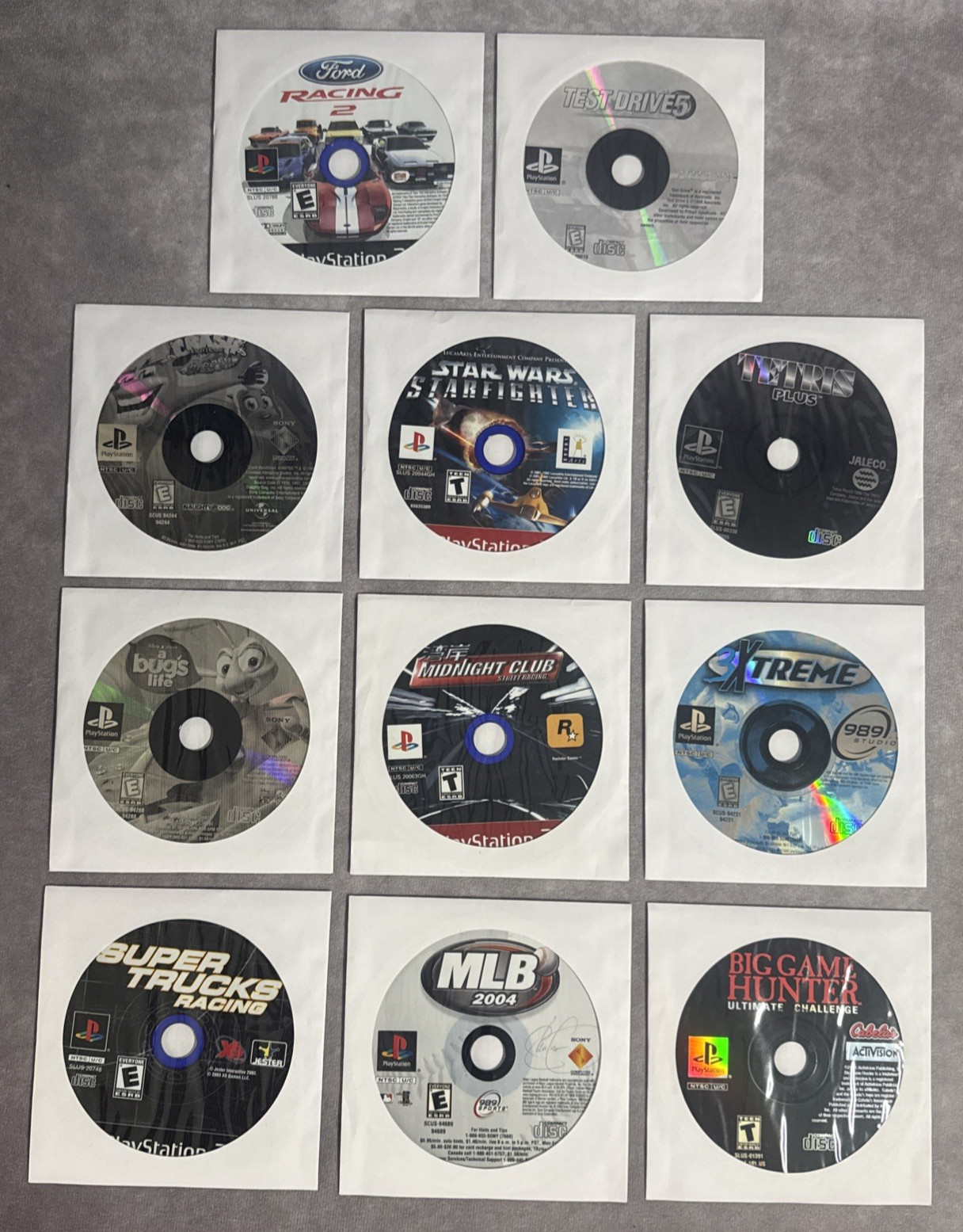 PlayStation Disc Only Lot Crash Bandicoot Star Wars Starfighter A Bug’s Life +7