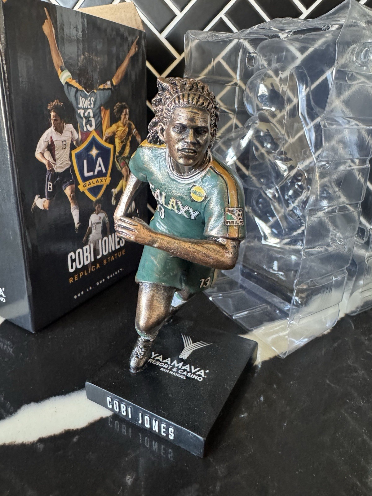 LA Galaxy Cobi Jones Exclusive Replica Statue giveaway 4/26/26