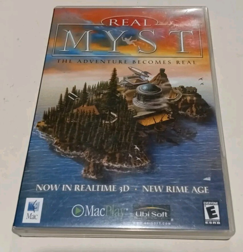 Real Myst the Adventure Becomes Real 3-D Mac Play Ubi Soft Rare OOP 2002