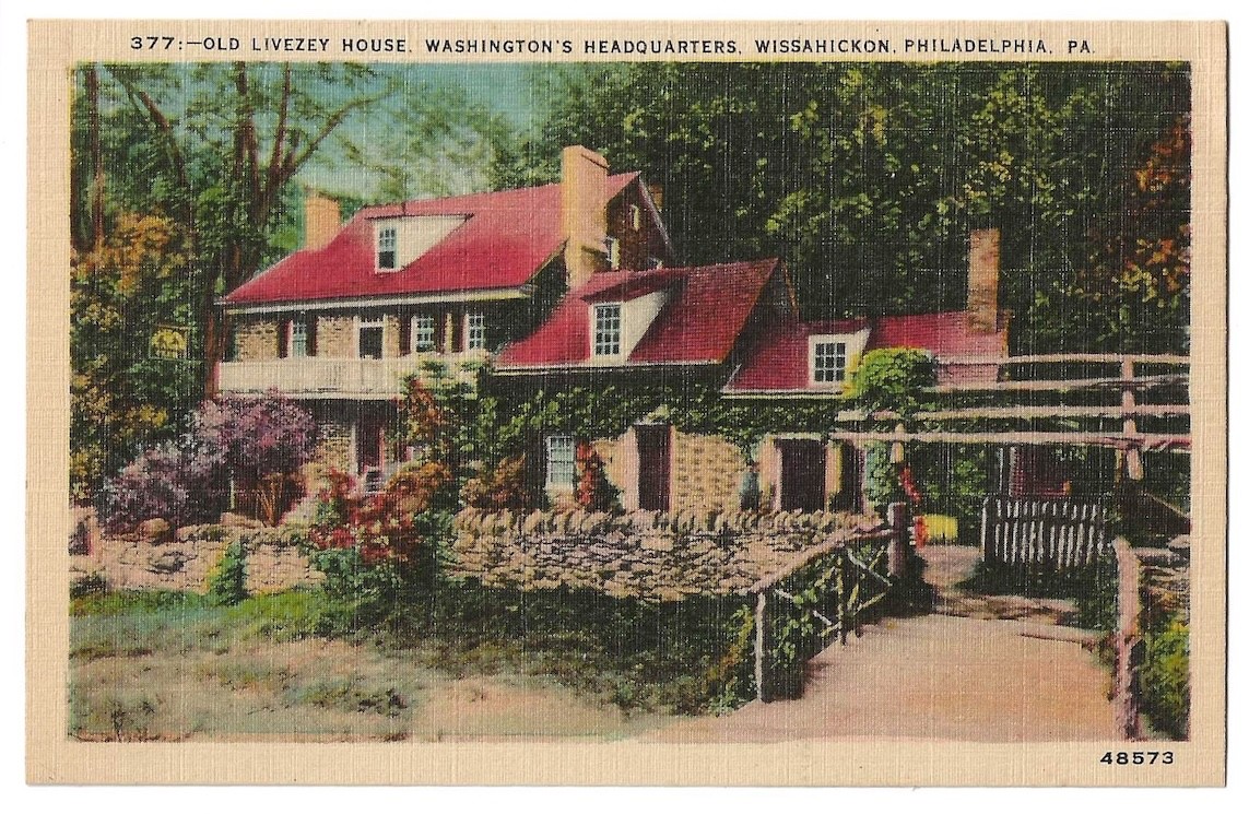 Philadelphia Pennsylvania c1940\'s Washington\'s Headquarters, Old Livezey House