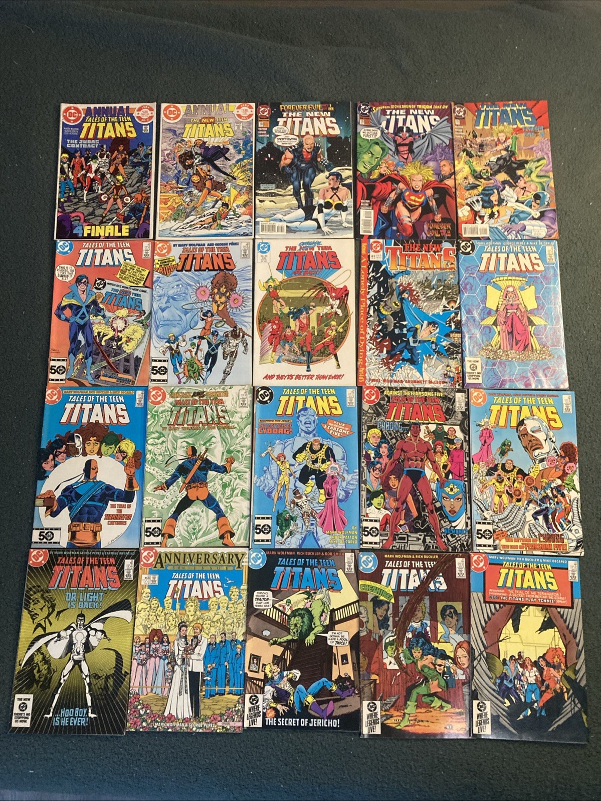 20 Tales Of The Teen Titans Comics - Mixed Sets - DC Comics Lot Of 20
