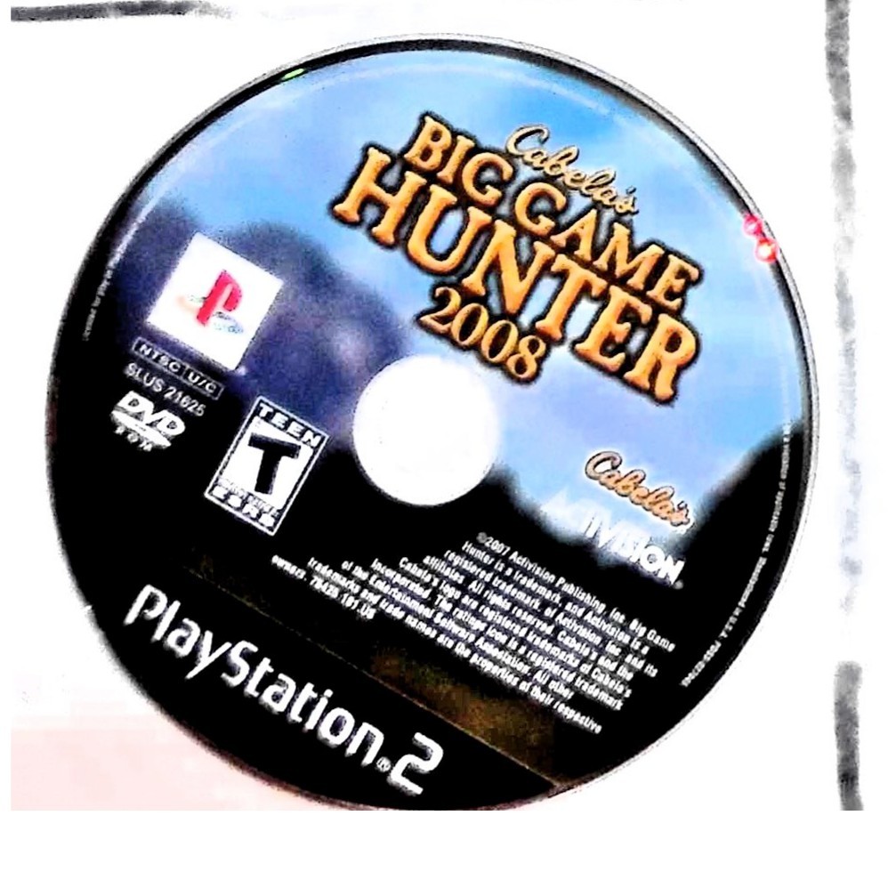 Cabela's Big Game Hunter 2008 Playstation 2 Sony Tested and Works