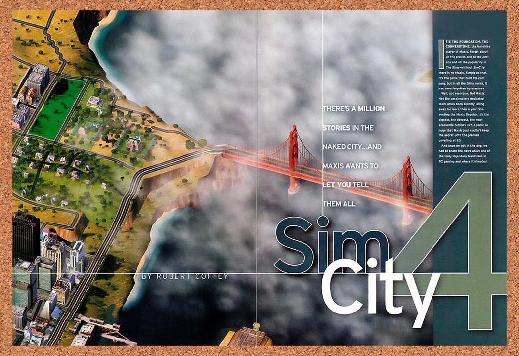 2002 Sim City 4 PC Original Advertisement / Retro Promo vr1