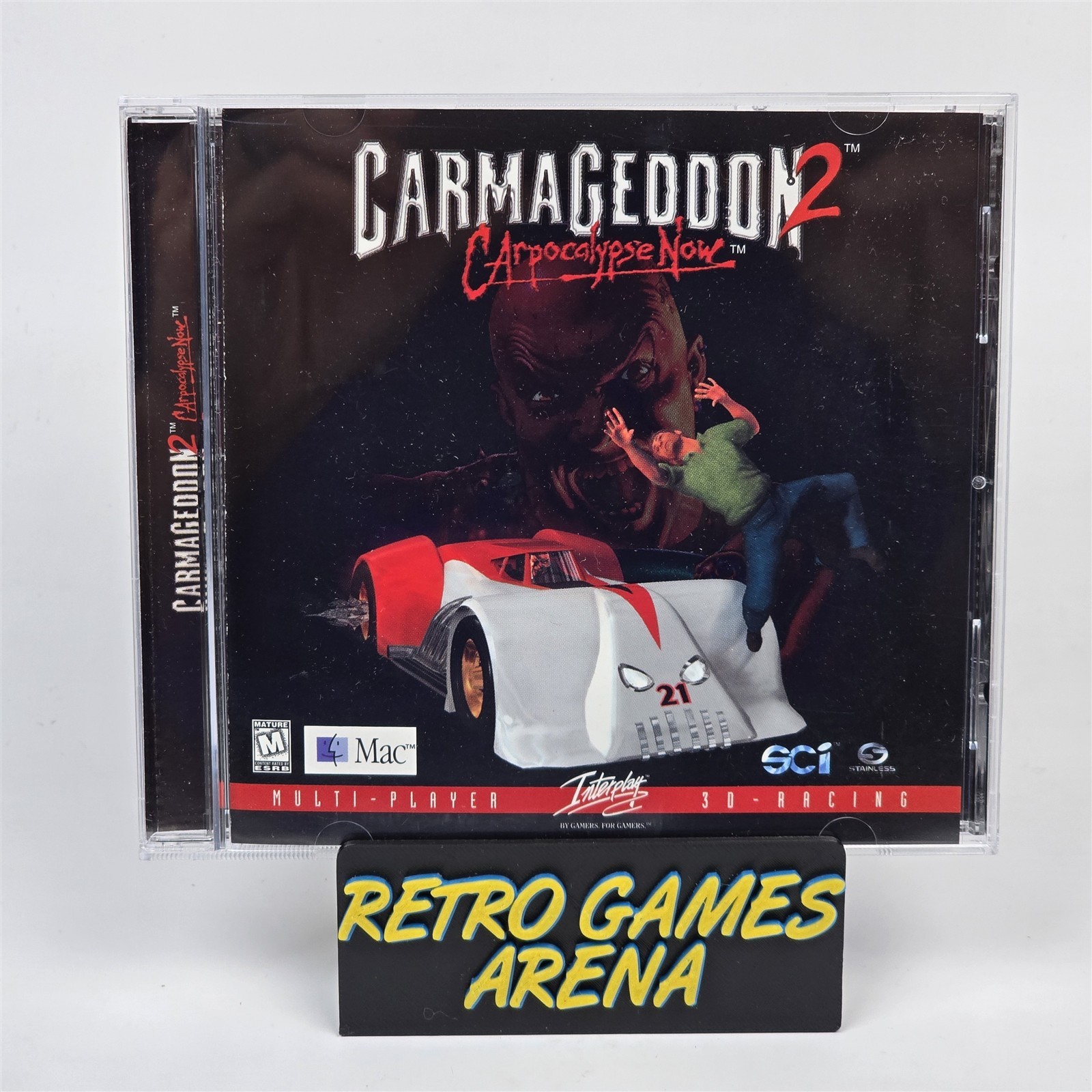 Carmageddon 2: Carpocalypse Now (MAC CD-ROM) Jewel CIB COMPLETE