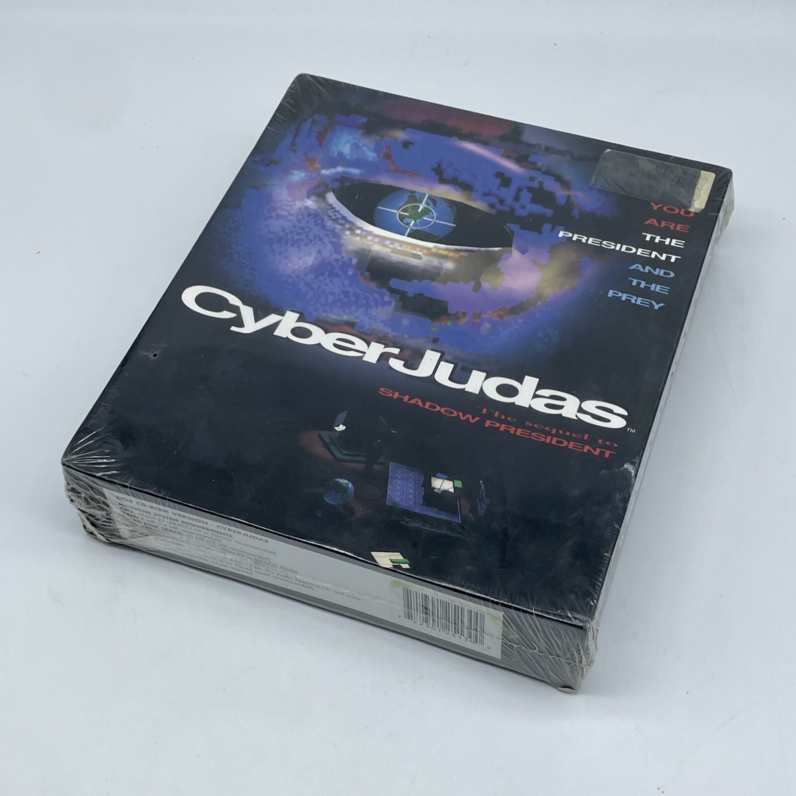 Vintage Ultra Rare - CyberJudas PC Big Box Collectors Video Game NEW SEALED
