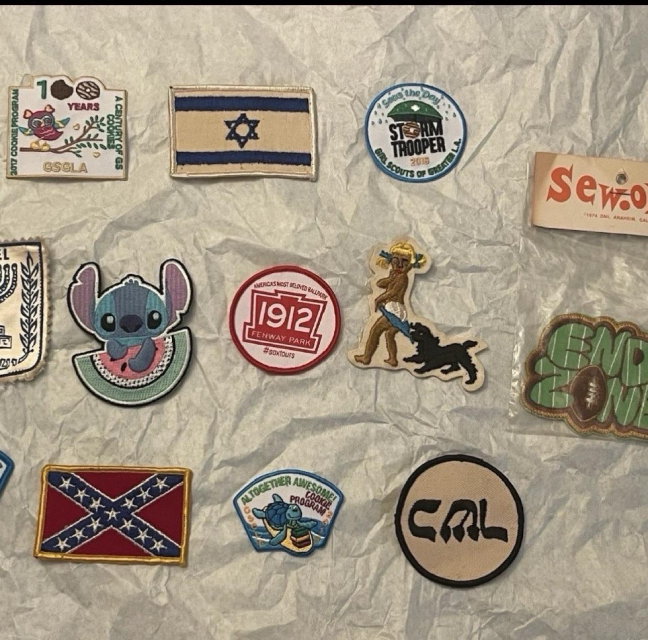 12 Vintage/new Mixed Lot Of Patches
