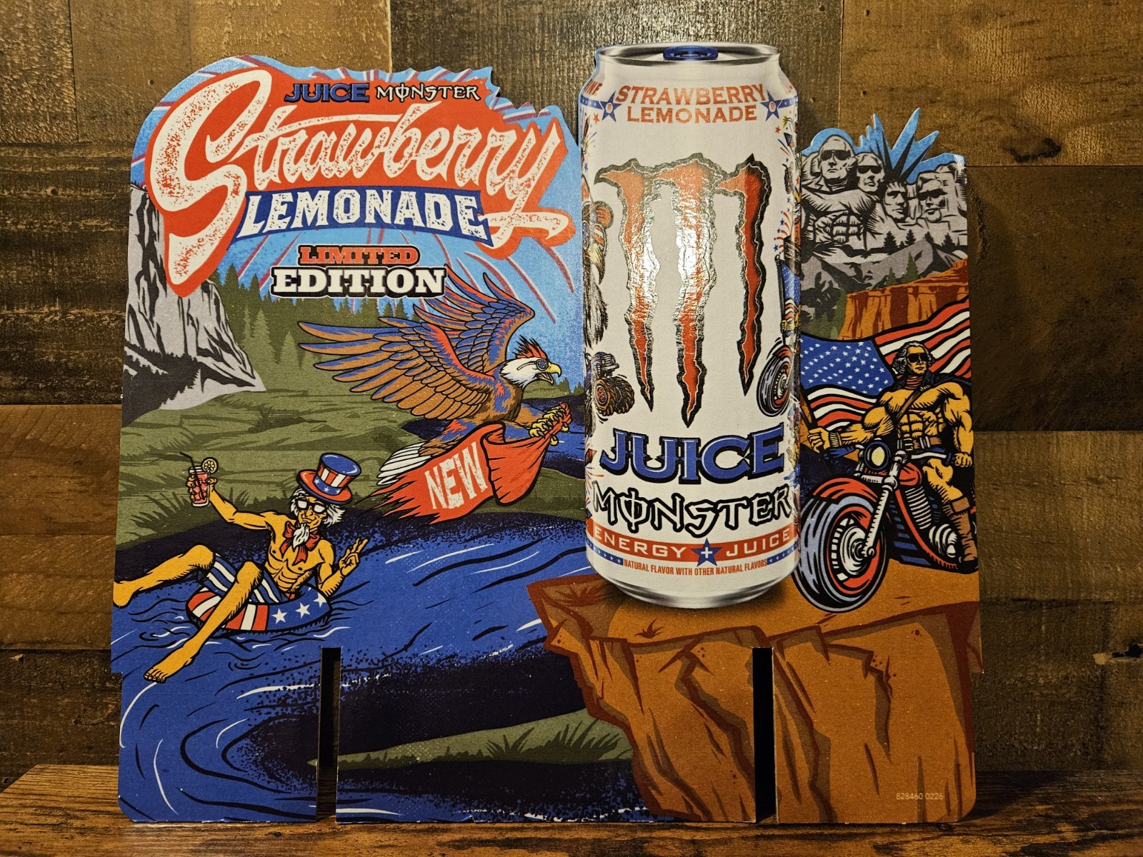 Monster Energy Drink Strawberry Lemonade Flavor LTO Signage USA