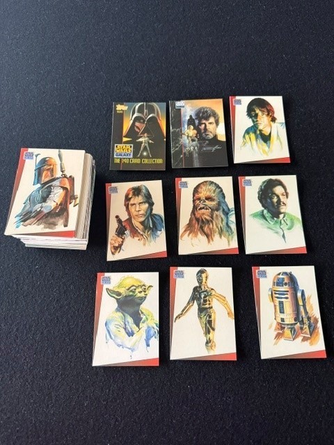 1993 Topps STAR WARS GALAXY Series 1 Partial set missing 5 cards.  NM