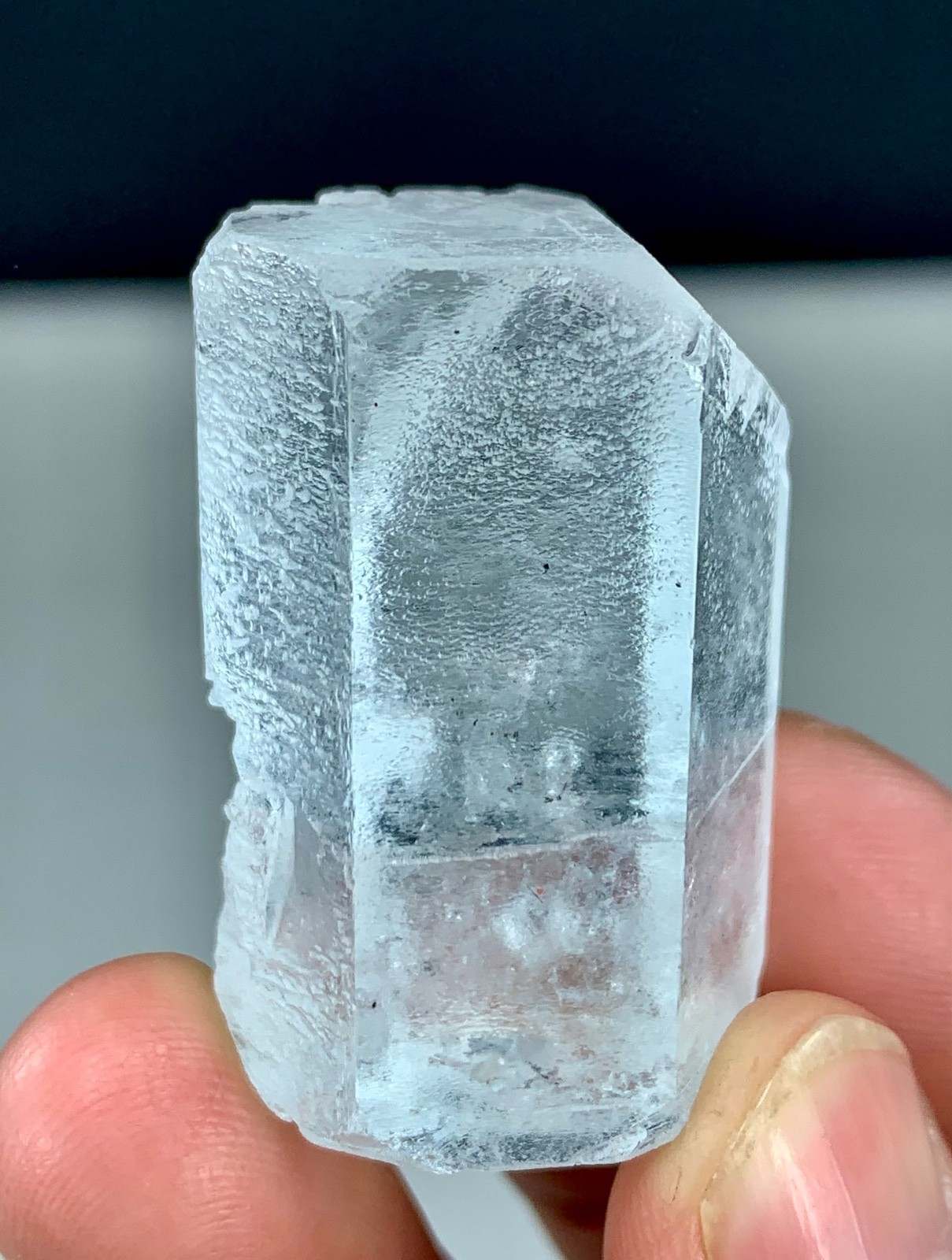 47g Natural Etched Pattern DT Aquamarine Crystal From Skardu Pakistan