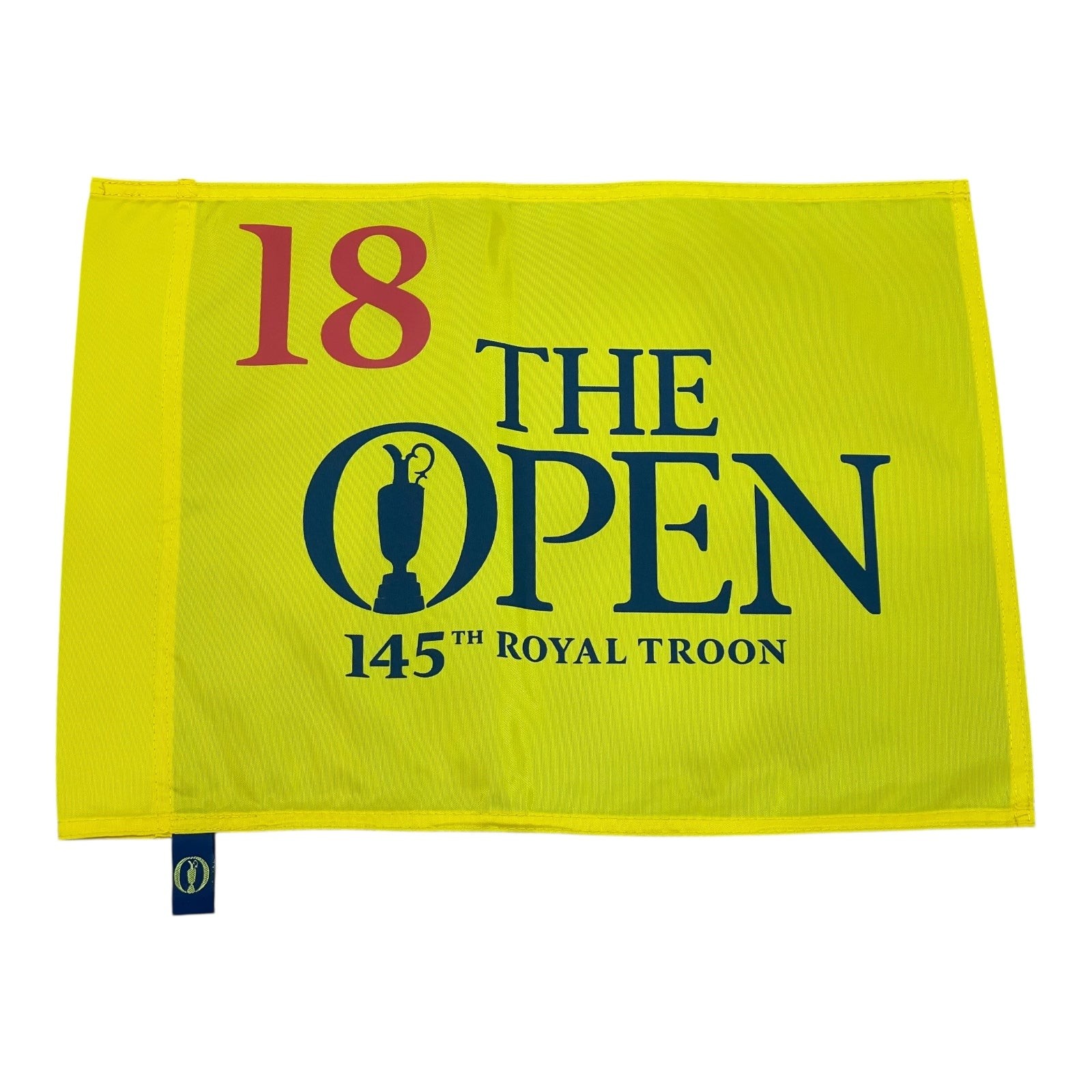 2016 British Open Royal Troon 145th Unsigned Golf Pin Flag - Henrik Stenson Cham