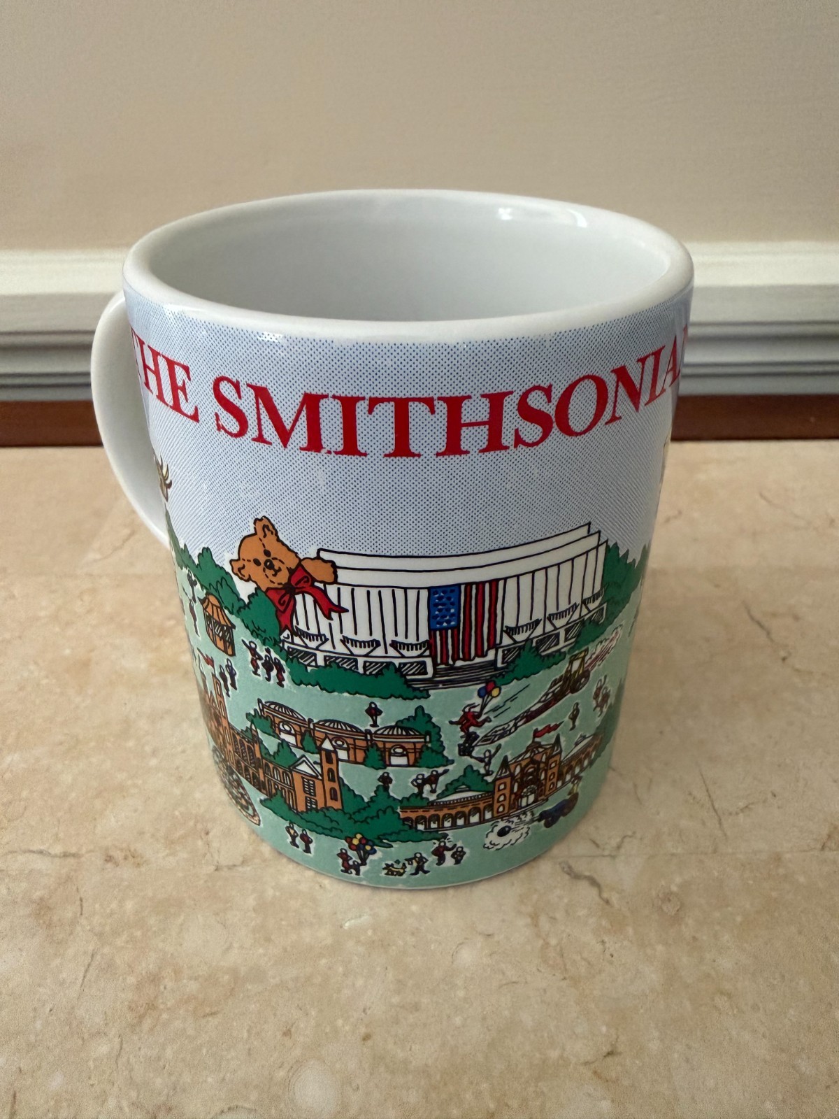 The Smithsonian Experience Museum Mug Vintage 1990 Made in USA