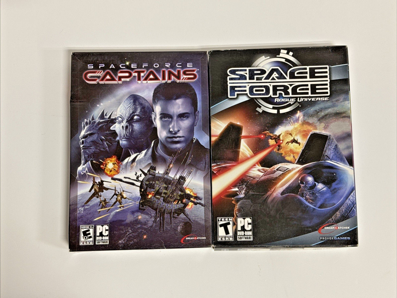 Spaceforce Captains (Sealed)/Space Force Rogue Universe PC Games - Lot of 2