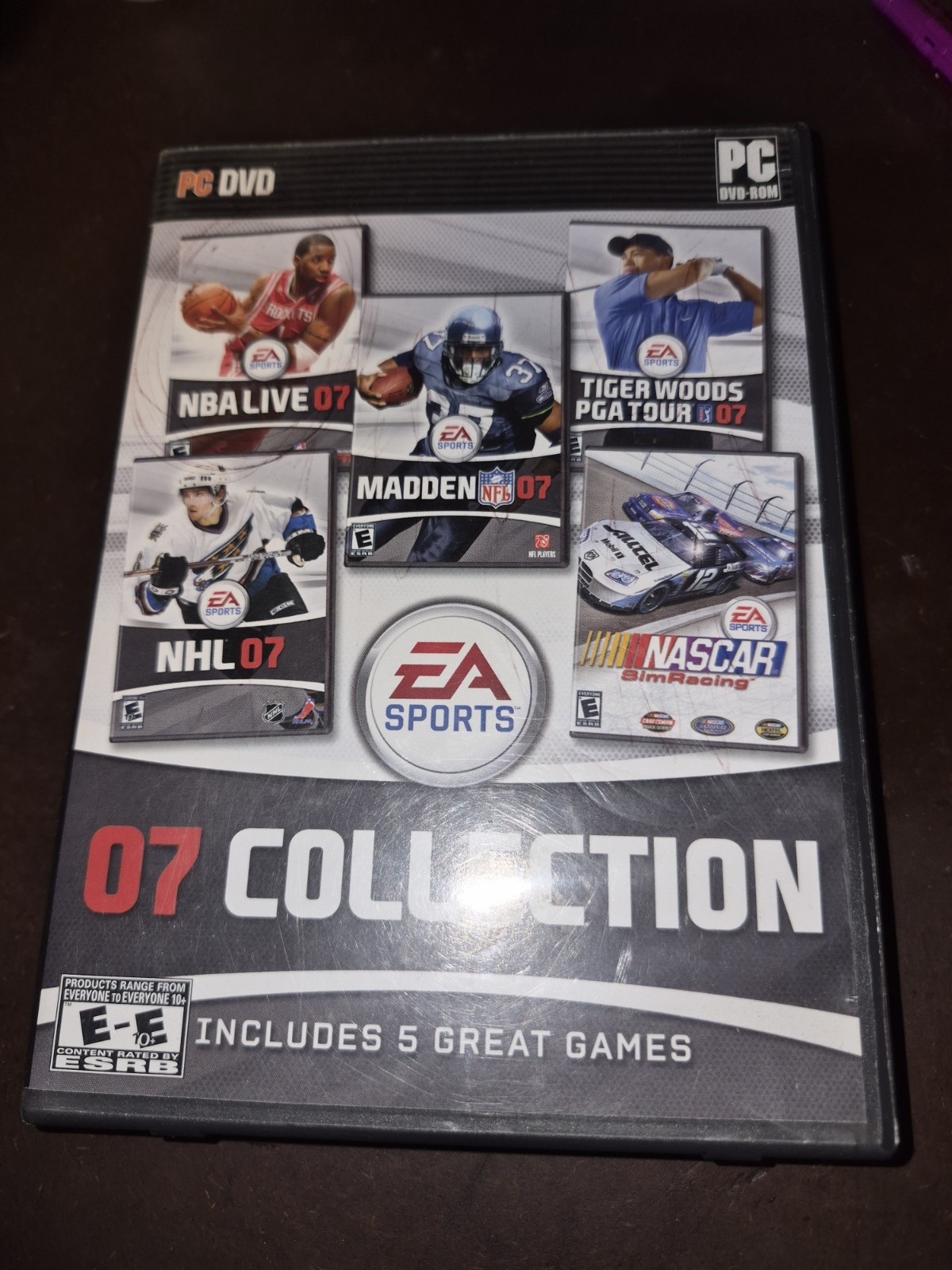 NHL 07 and NASCAR SimRacing Disc 1 & 2 for PC: Retro EA Sports Gaming 1221