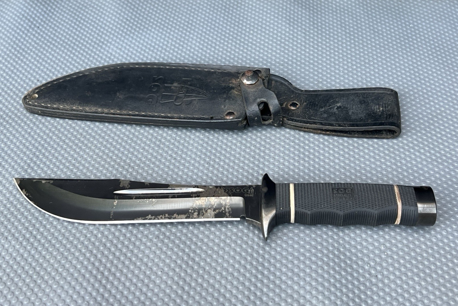 Vintage SOG Creed Fixed Blade Combat Hunting Knife 7.5
