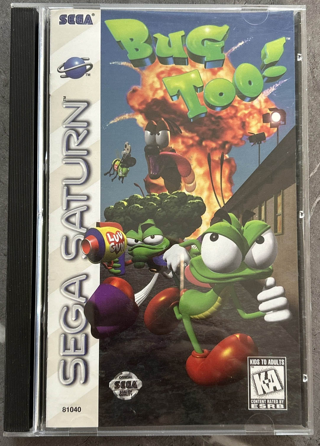 Bug Too | CIB Complete | Sega Saturn | Fast shipping Registration Card Clean
